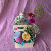Brighten up any space with this charming set of 3 chic bud