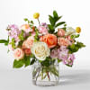 Serene and fragrant, this arrangement blends soft pastels to create a gift