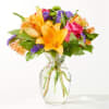 Delight and jubilation arrive at their doorstep with this colorful bouquet of