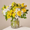 Share some sunshine with your loved ones with this cheery bouquet. Designed
