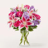 A fresh love letter of pink and lavender blooms crafted by a