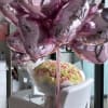 Set of 10 pink heart balloon