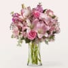 These thoughtfully curated pink florals show appreciation, love or sympathy with a