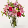 A positively pink bouquet designed by a local florist, beautiful for an