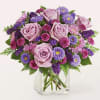 This gorgeous melody of purple and lavender florals makes for an exquisite