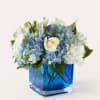 Relaxation in a vase, the Soothing Waters Bouquet utilizes the calming colorway