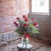 A timeless classic. Traditionally designed premium AAA grade extra long stem red