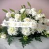 This elegant casket spray 30&quot; x 15&#039;&#039; is a heartfelt tribute crafted