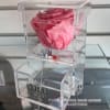 A Lulu Rose collection series. Preserved rose with fragrance and little drawer