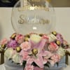 personalized balloon with flowers and rosa&rsquo;s