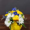 You can request different colors to be used for the arrangement, whether