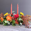 Two candles to light our way into the holidays this year. This