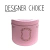 Description:
Indulge in pure elegance with our &ldquo;Designer&rsquo;s Choice - Blush Hat Box.&rdquo;