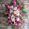We can customize this traditional design for the one you love. Gladiola
