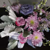 It all started with a vase. A metallic lavender so light it
