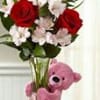 This Huggable Love Bear &amp; Rose Bouquet is the perfect way to