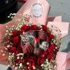 Introducing our Roses and Strawberries Dipped in Chocolate Bouquet, a delightful combination