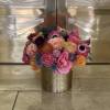 
We will design with the same stunning flowers you see minus peonies.