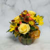 This pumpkin floral arrangement is perfect for the fall season. This pumpkin