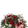 Spread jolly cheer with this magnificent bouquet of Christmas roses and winter