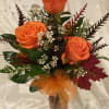 These 3 orange roses will help you to fall in love with