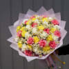 A cheerful explosion of color, the Carnival of CarnationsBouquet is a joyful
