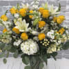Stunning and Large. This showstopper features beautiful premium flowers in the yellow