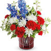  Your the best bouquet is gorgeous designed in a red keepsake