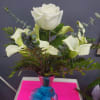 Whiten calla lilies and whiten rosas 