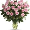 Say it sweeter with this feminine bouquet of a dozen ballet pink