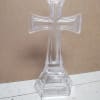 Crystal Cross 8&quot; tall (can be added to any arrangement)