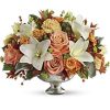 Autumn shimmer! Dress their fall table with this gorgeous, seasonal work of