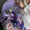 Violetta &ndash; an elegant bouquet in a refined palette of lavender, blue