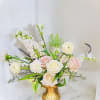 (B) package includes the following: 

Small- bridal bouquet / 5 boutonniere /