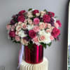 This arrangement inspires with its intricacy, all saturated colors still can convey