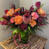 This seasonal assortment of reds, oranges, and pinks is true a striking