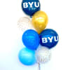 Celebrate 150 years of BYU with this festive helium-filled balloon bouquet! Designed