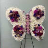 The custom butterfly can be customized to any color. Please call the