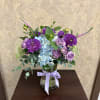 Recipe: Seasonal Purple Dahlias, Blue Hydrangeas, Lavender Roses, Veronica, and more in