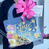 Express your love with our pink white roses bag , featuring fresh