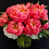 A vase full of 12 Gorgeous Peonies.  Do we need to