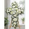 The &#039;Divine Grace&#039; floral cross is a profound and beautiful expression of