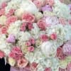 Grand mix of peonies, hydrangeas, roses and spray roses in our signature