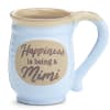 Dishwasher safe/FDA approved/Microwave safe.

Hand-painted porcelain blue mug with a raised emblem on