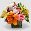 Designer&#039;s choice; made beautifully from my colorful blossoms of the day roses
