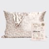 Silky satin prevents agitation of your hair and skin while you sleep