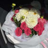Bouquet that whispers elegance&hellip;
Soft, snow-white dahlias meet delicate spray pink roses, wrapped