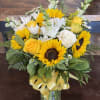 Say hello sunshine with this beautiful mix bouquet of yellow and white