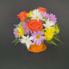This cute metal teacup comes in several colors (Green, Purple, Orange, Red