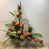 &quot;Cardinals Appear&quot; is a graceful and heartfelt tribute arrangement designed to offer